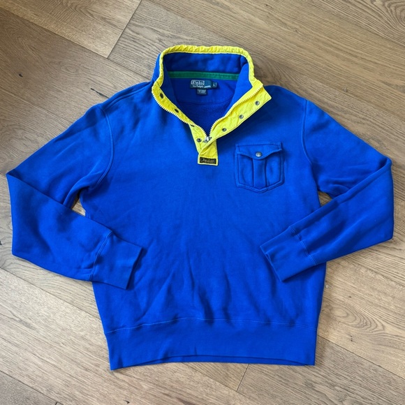 Polo Ralph Lauren Other - Polo By Ralph Lauren Vintage 90s Half Zipper‎ Sweatshirt Pullover -  Size L